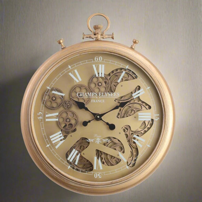 Mechanical clock - French chronograph Gold (Y637 - 21") - eazy wagon