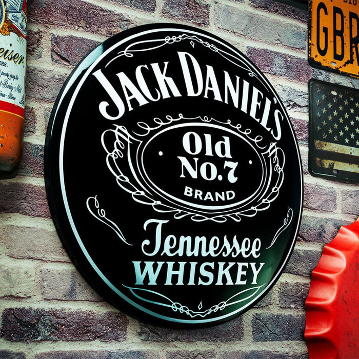 Metal Shield wall decor - Jack Daniels (16x16") - eazy wagon