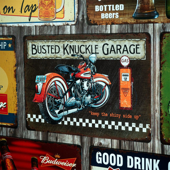 Number Plates Big wall sign - Busted Knuckle Garage - eazy wagon