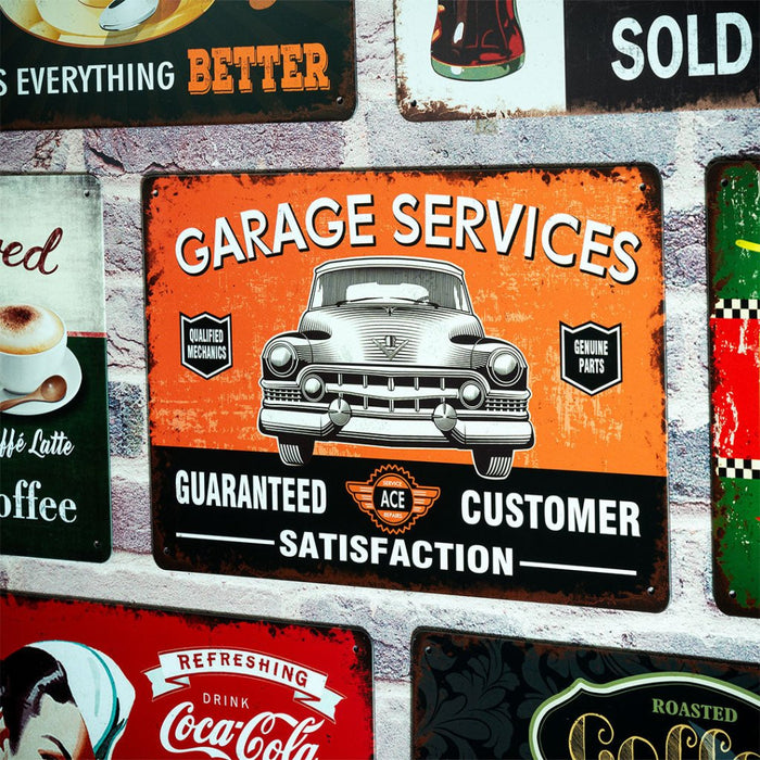 Number Plates Big wall sign - Ford Quality Mechanics - eazy wagon