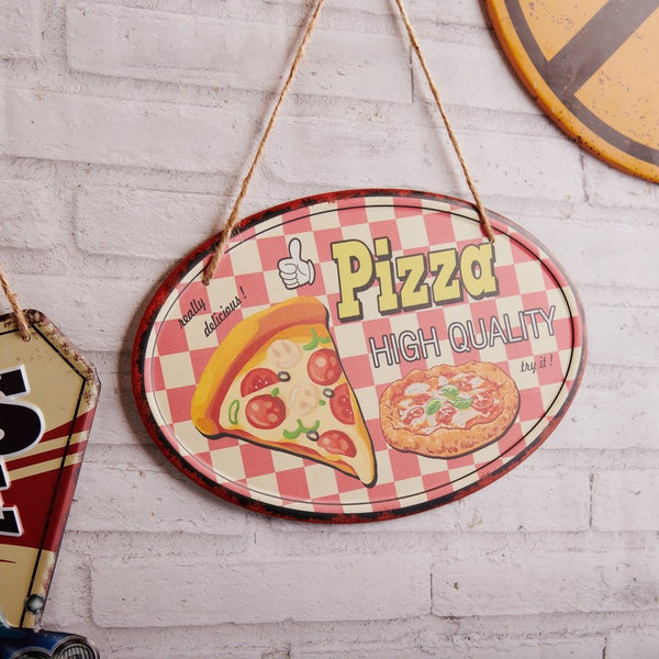 3D Metal Plates - High Quality Pizza