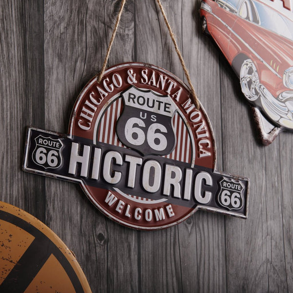 3D Metal Plates - Historic Route 66