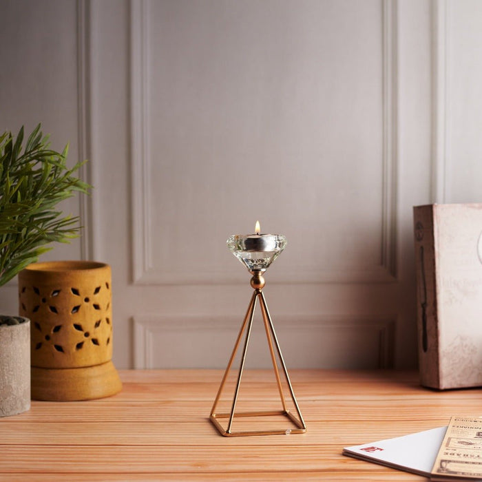 Candle Holder - Pyramid - eazy wagon