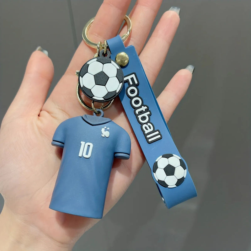 Fancy Silicon Keychains - Football Players Jersey