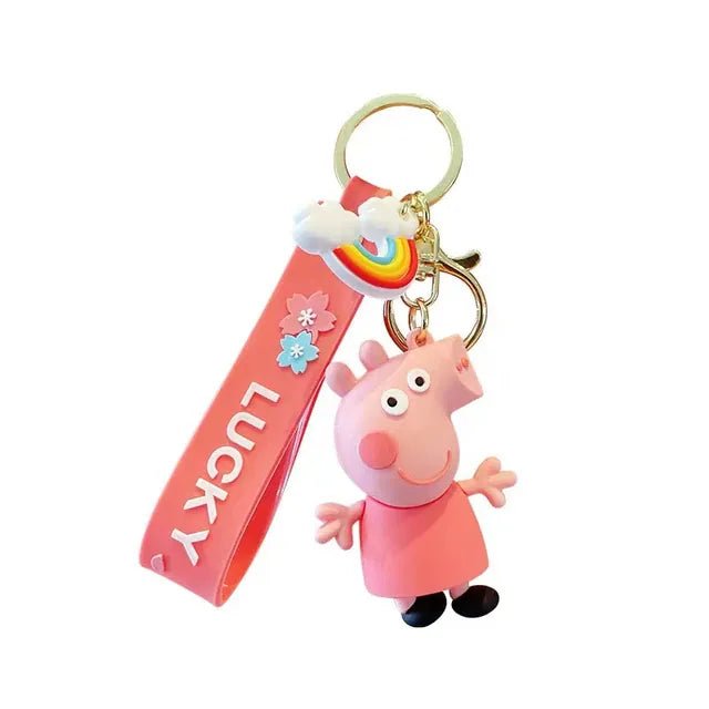 Fancy Silicon Keychains - Peppa Pig