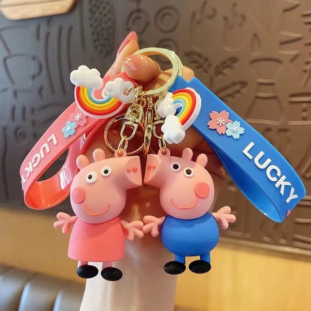 Fancy Silicon Keychains - Peppa Pig