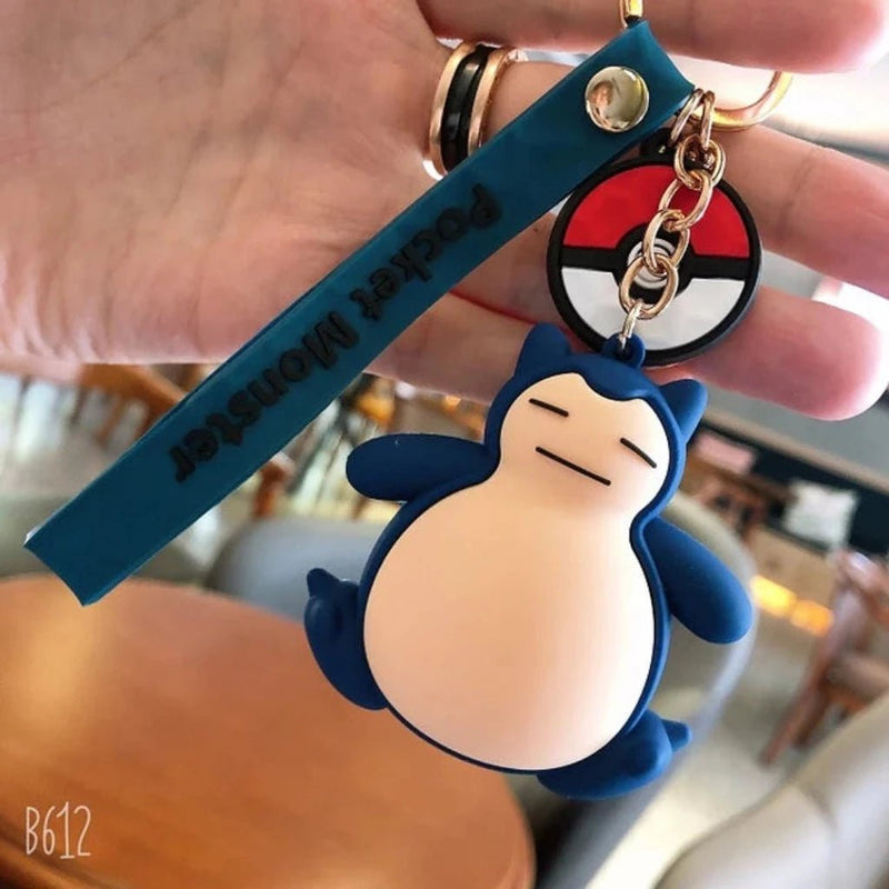 Fancy Silicon Keychains - Pokémon Characters