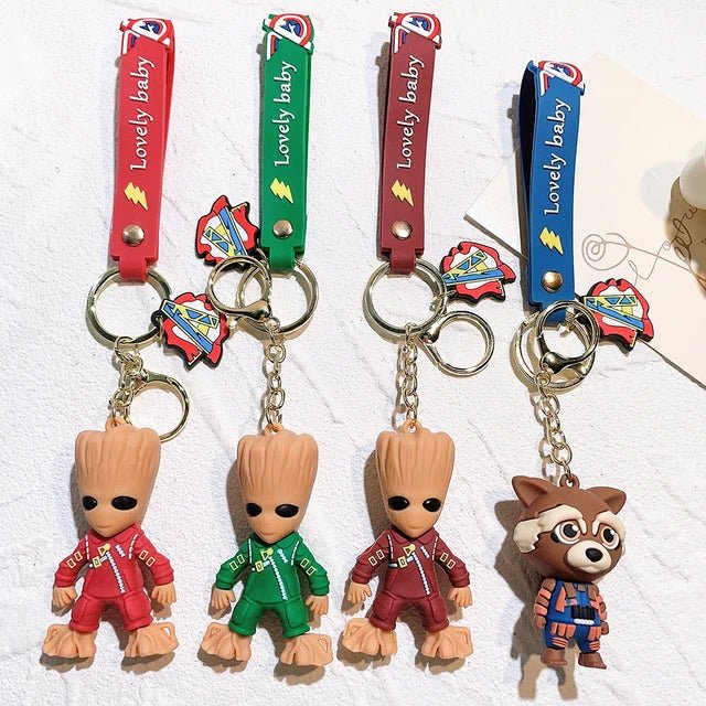 Fancy Silicon Keychains - The Guardians Of The Galaxy