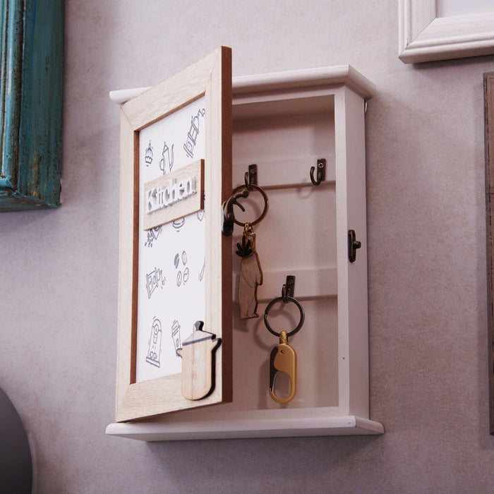 Key Box Wall Hanging - Kitchen (5 Hooks)