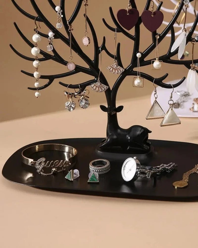 Key holder, Necklace Holder, Bracelet Stand Jewelry Organizer Jewelry Tree Decorative Tray