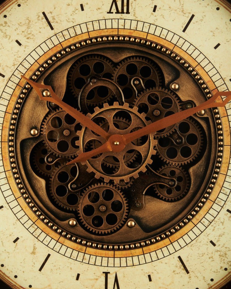 Mechanical clock - Golden Dial