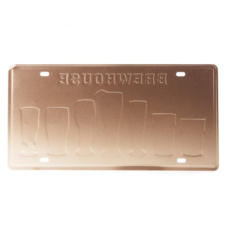 Number Plates wall sign - Brewhouse Brands