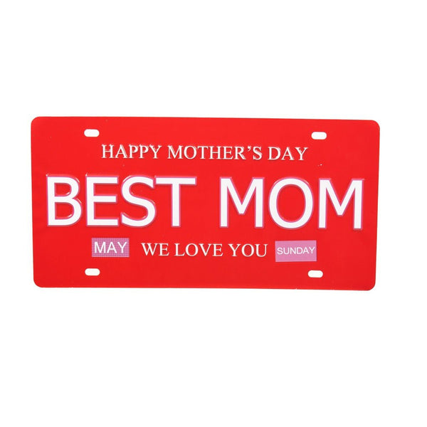 Number Plates wall sign - Happy mothers day - eazy wagon