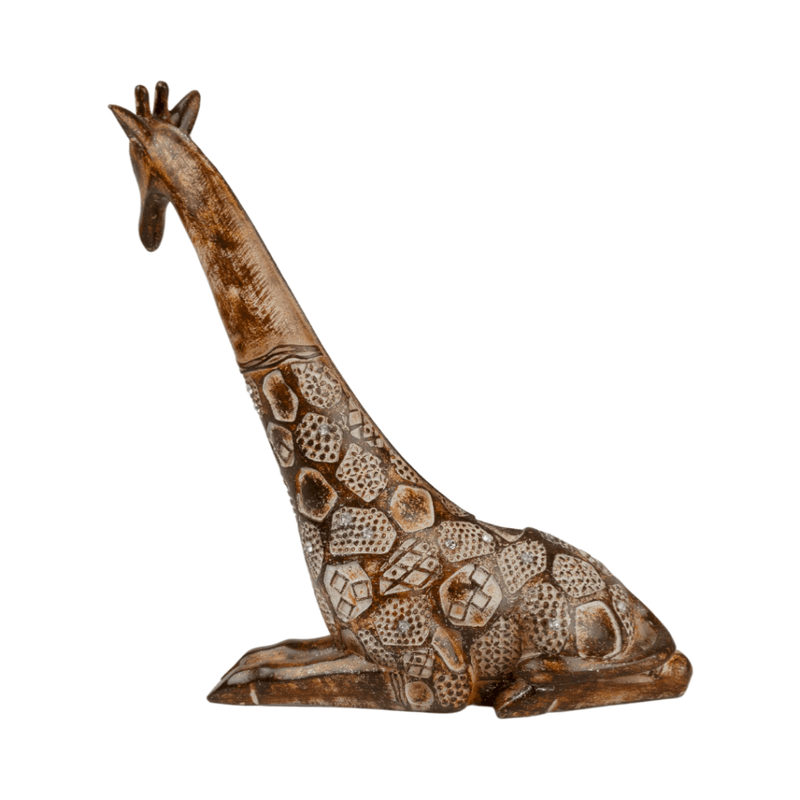 Poly Resin Showpieces - Giraffe Brown