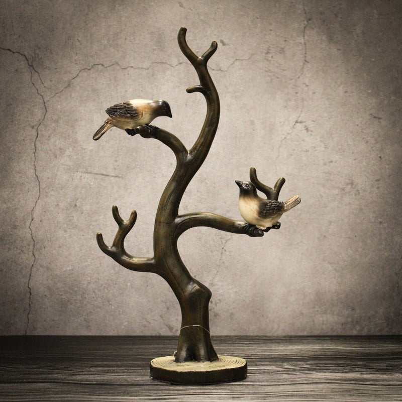 Resin showpieces - Bird Tree Key holder