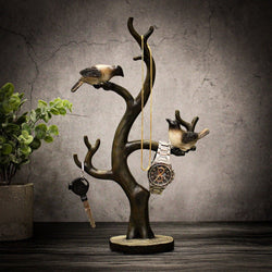 Resin showpieces - Bird Tree Key holder