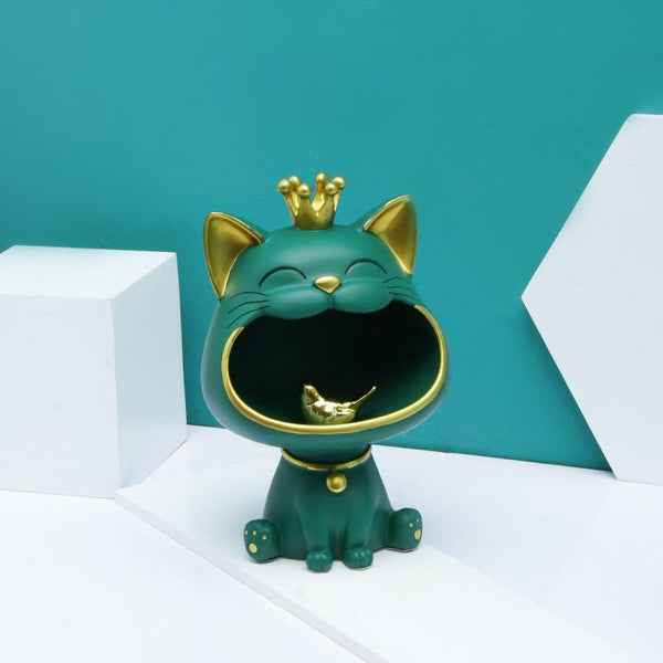 Resin showpieces - Crown cat - eazy wagon
