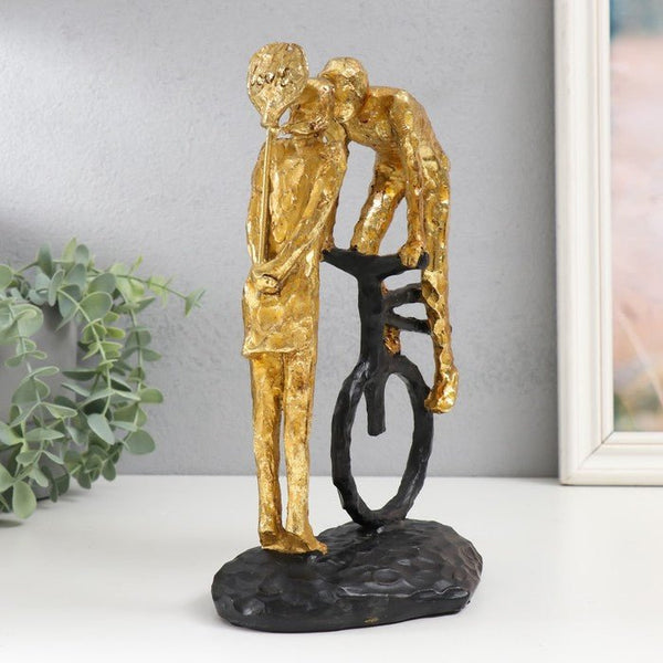 Resin Showpieces - Golden Couple Cycle