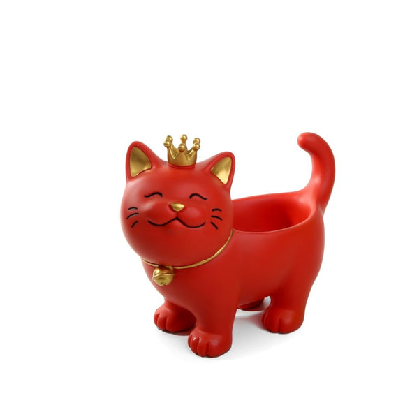 Resin Showpieces - Crown Cat - eazy wagon