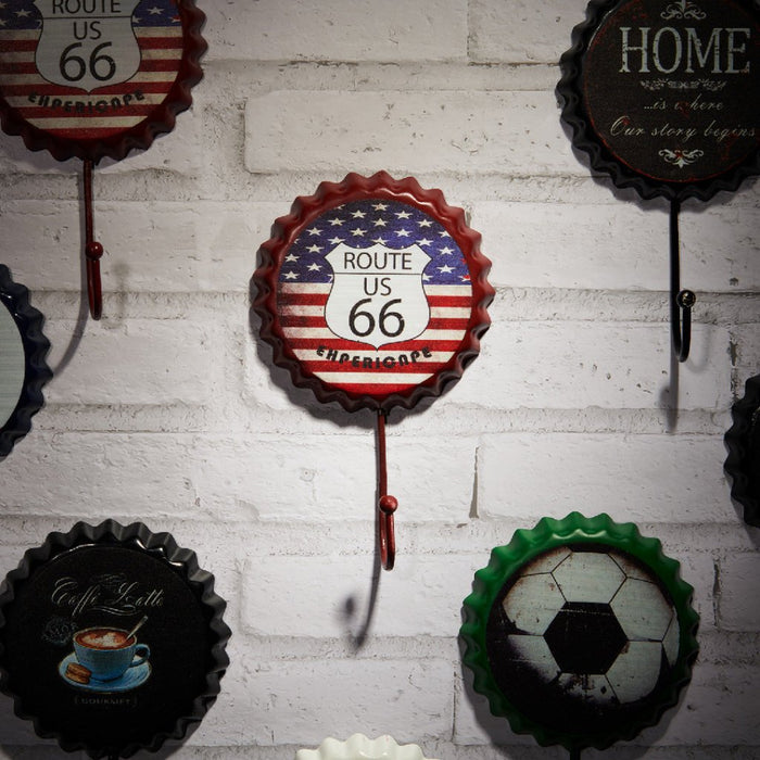Retro Wall Hook - Route 66 Hook - eazy wagon