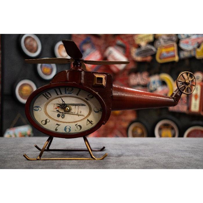 Table Clock - Helicopter - eazy wagon