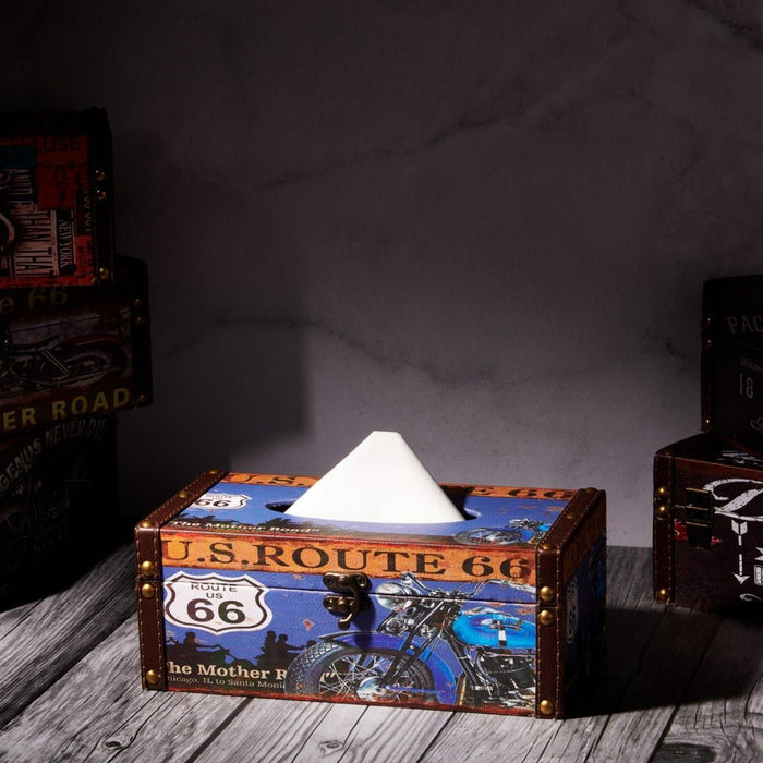 Tissue boxes - Blue Route 66 - eazy wagon