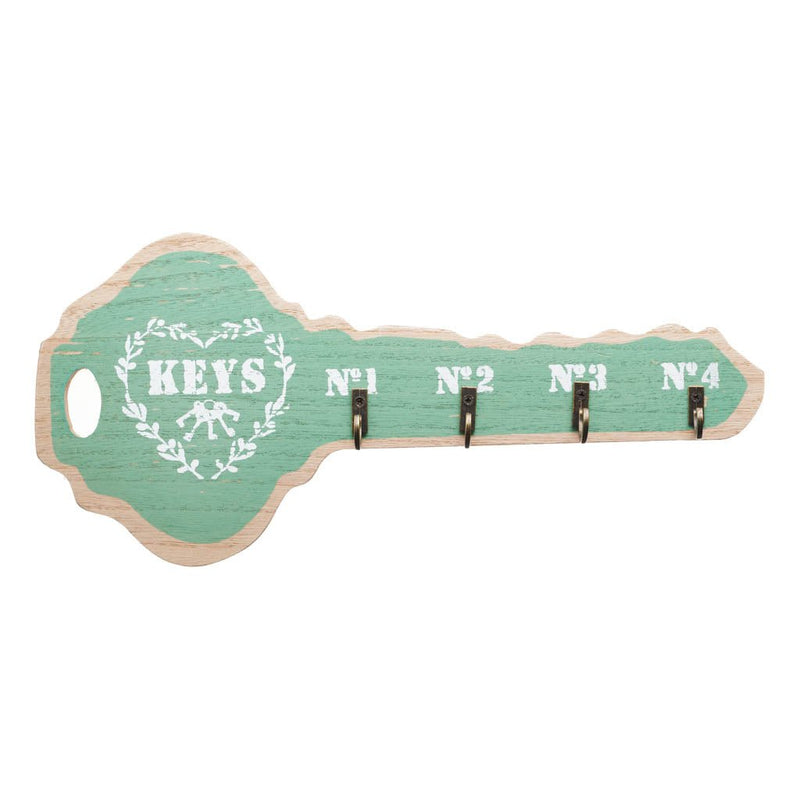 Wall Key Hooks - Key Shape Holders (6 Colors)