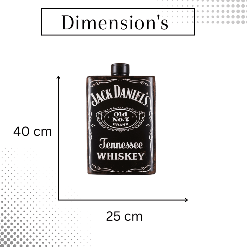 Whiskey Bottle Wall Decor - Jack Daniel's