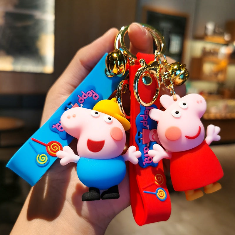 Fancy Silicon Keychains - Peppa Pig