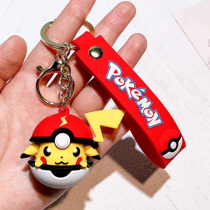 Fancy Silicon Keychains - Pokémon Ball