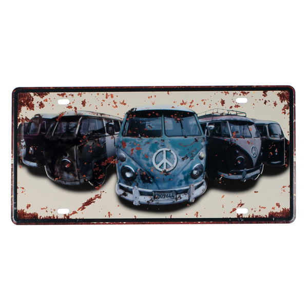 Number Plates wall sign - Volkswagen Vans