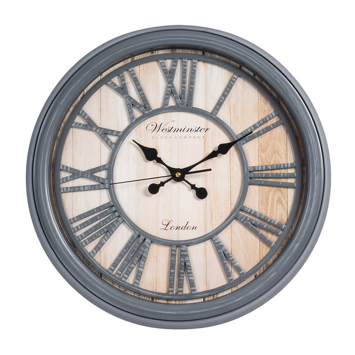 Fiber Clock - Poly Grey Bigbald (20"dia)