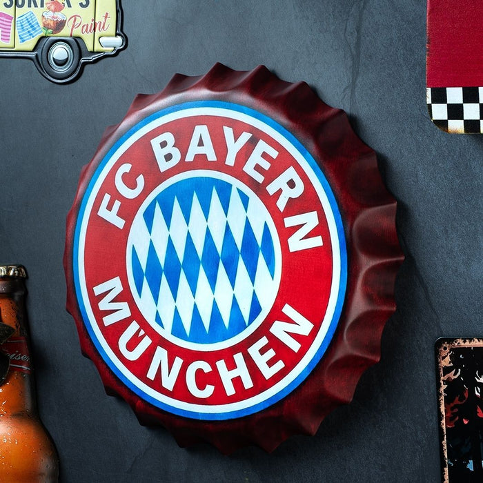 Bottle Caps wall decor sign - Bayern Munich