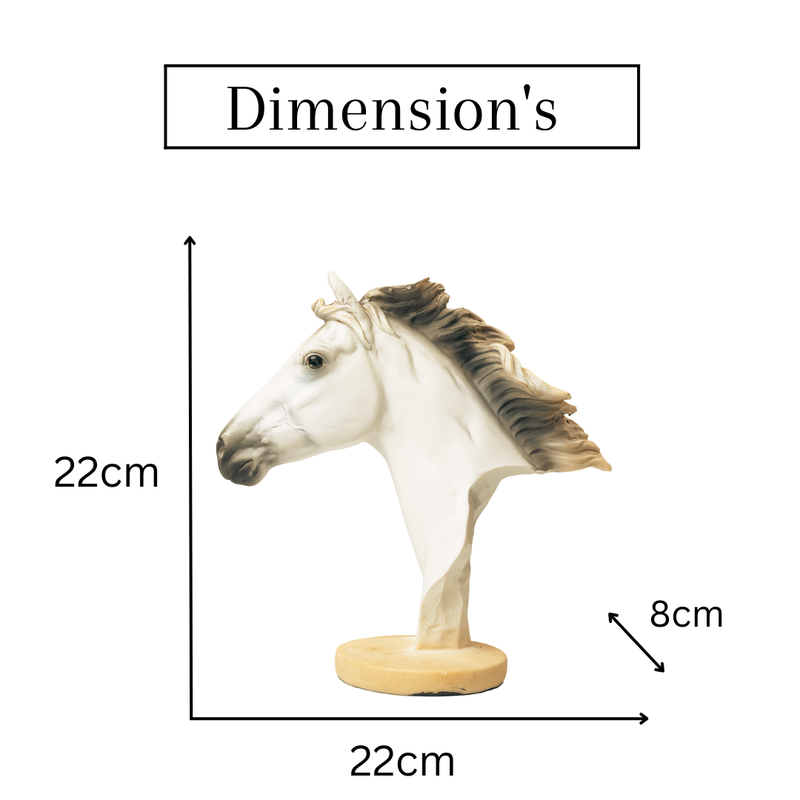 Polyresin showpiece - Horse