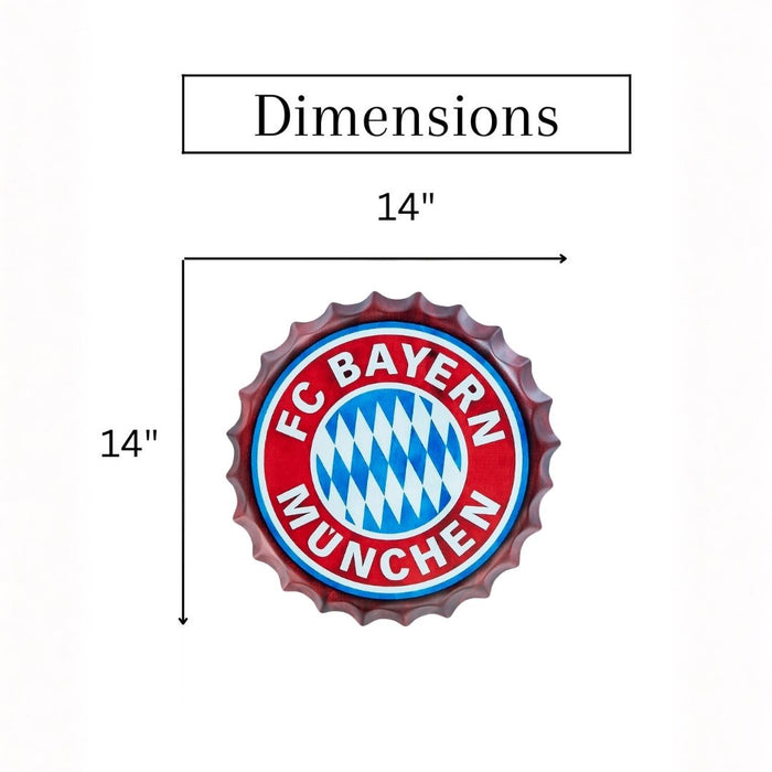 Bottle Caps wall decor sign - Bayern Munich