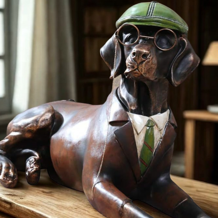 Table pieces - Dog watcher Figurine