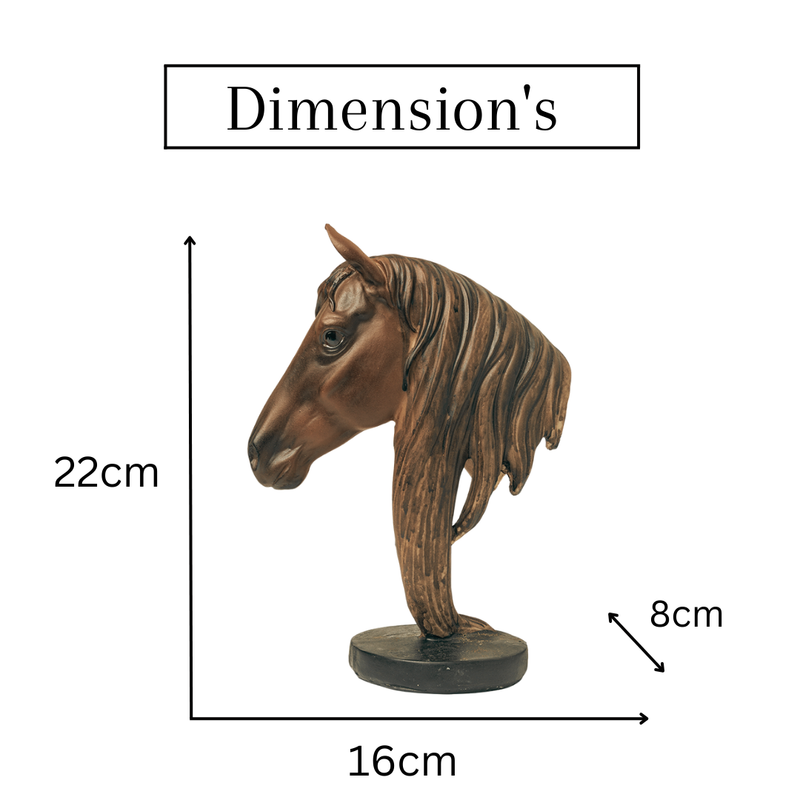 Polyresin showpiece - Horse