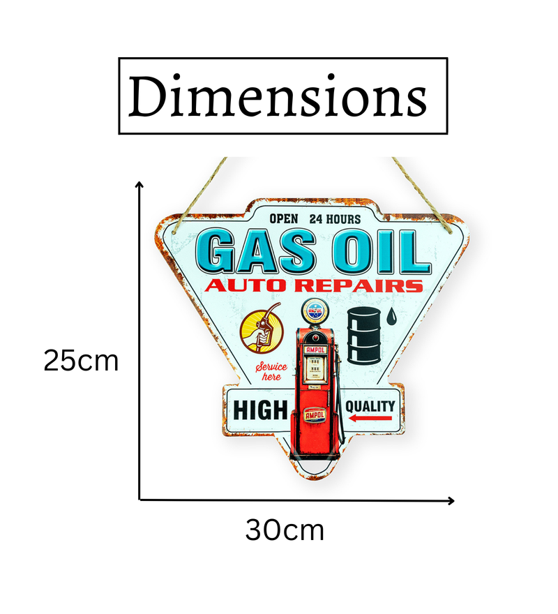 Metal Plates - Gas Oil Auto Parts