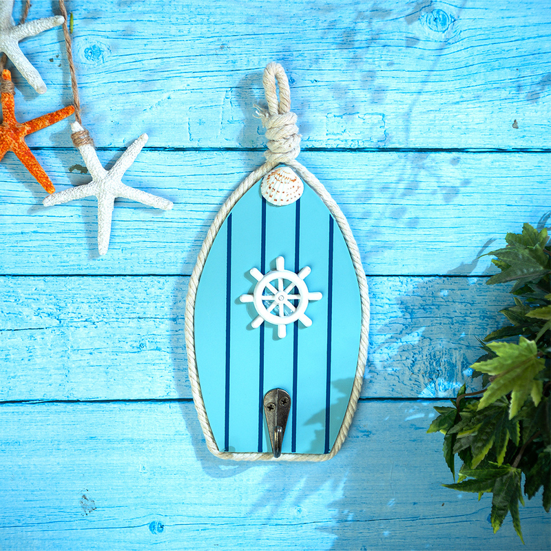 Beach Wall Hooks - Boat Shape