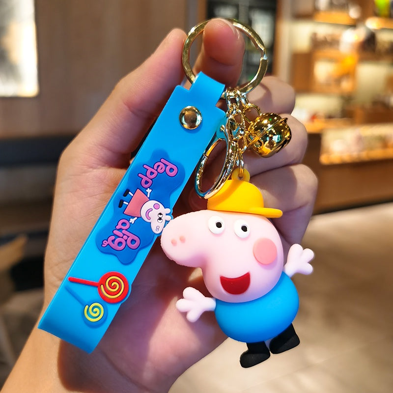 Fancy Silicon Keychains - Peppa Pig