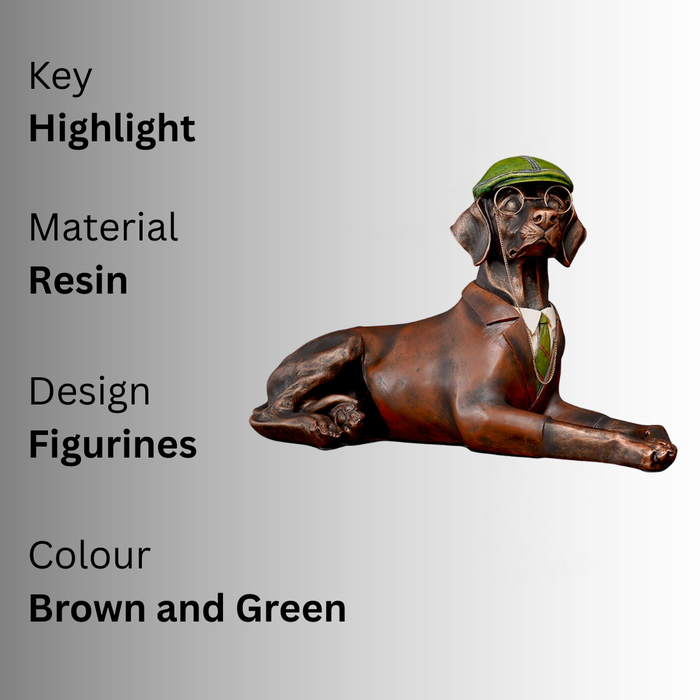 Table pieces - Dog watcher Figurine