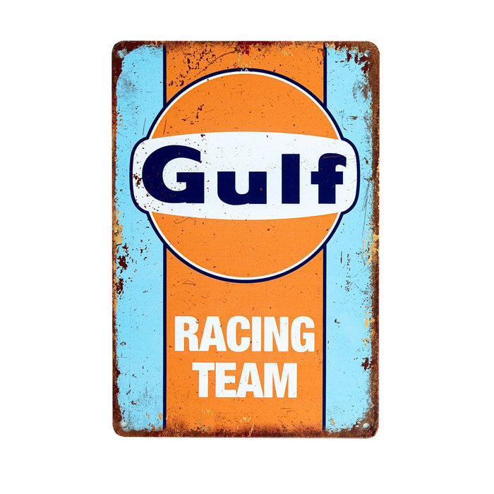 Number Plates Big Wall Sign – Gulf Racing Team
