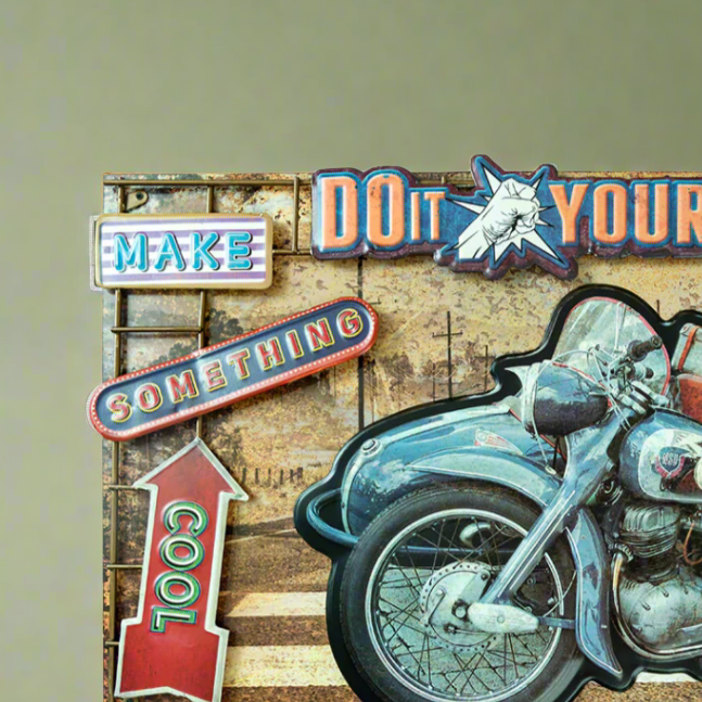 3D Retro Frame - NSU Motorenwerke 601