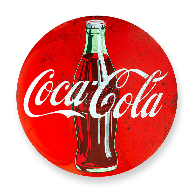 Metal Shield wall decor - Coca cola (16x16")