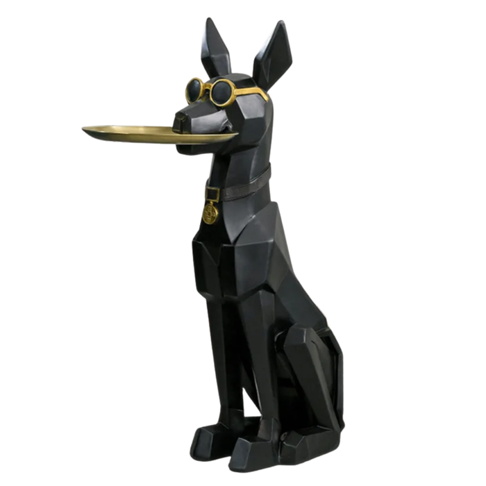 Table pieces - Dog Butler Sculpture