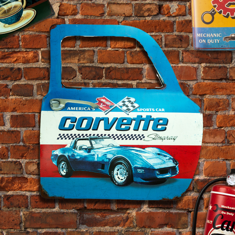 Retro Car Door - Corvette