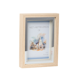 Photo Frames - Beige Silver With LED Light