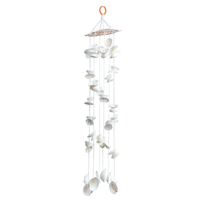 Seashells wall Hanging - White color 1.35ft