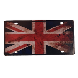 Number Plates wall sign - England Flag