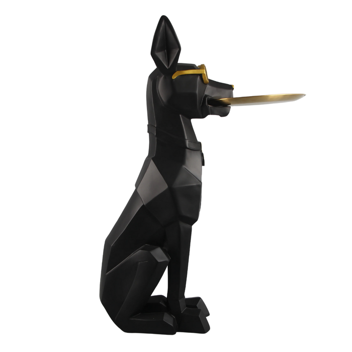 Table pieces - Dog Butler Sculpture
